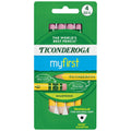 Ticonderoga My First Short Triangular Wood-Cased Pencils, #2 HB Soft