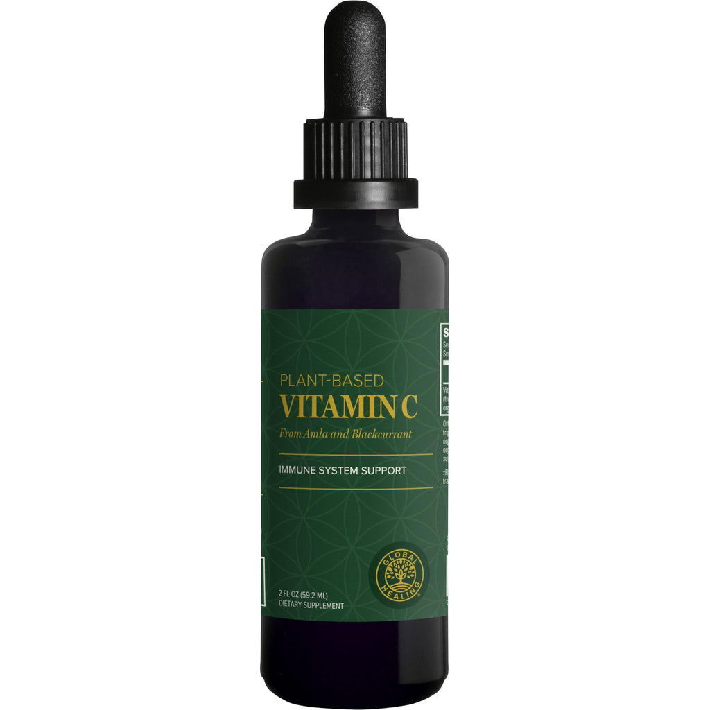 Organic Vitamin C Liquid Drops 180mg, Immune & Energy Support (2 Oz)
