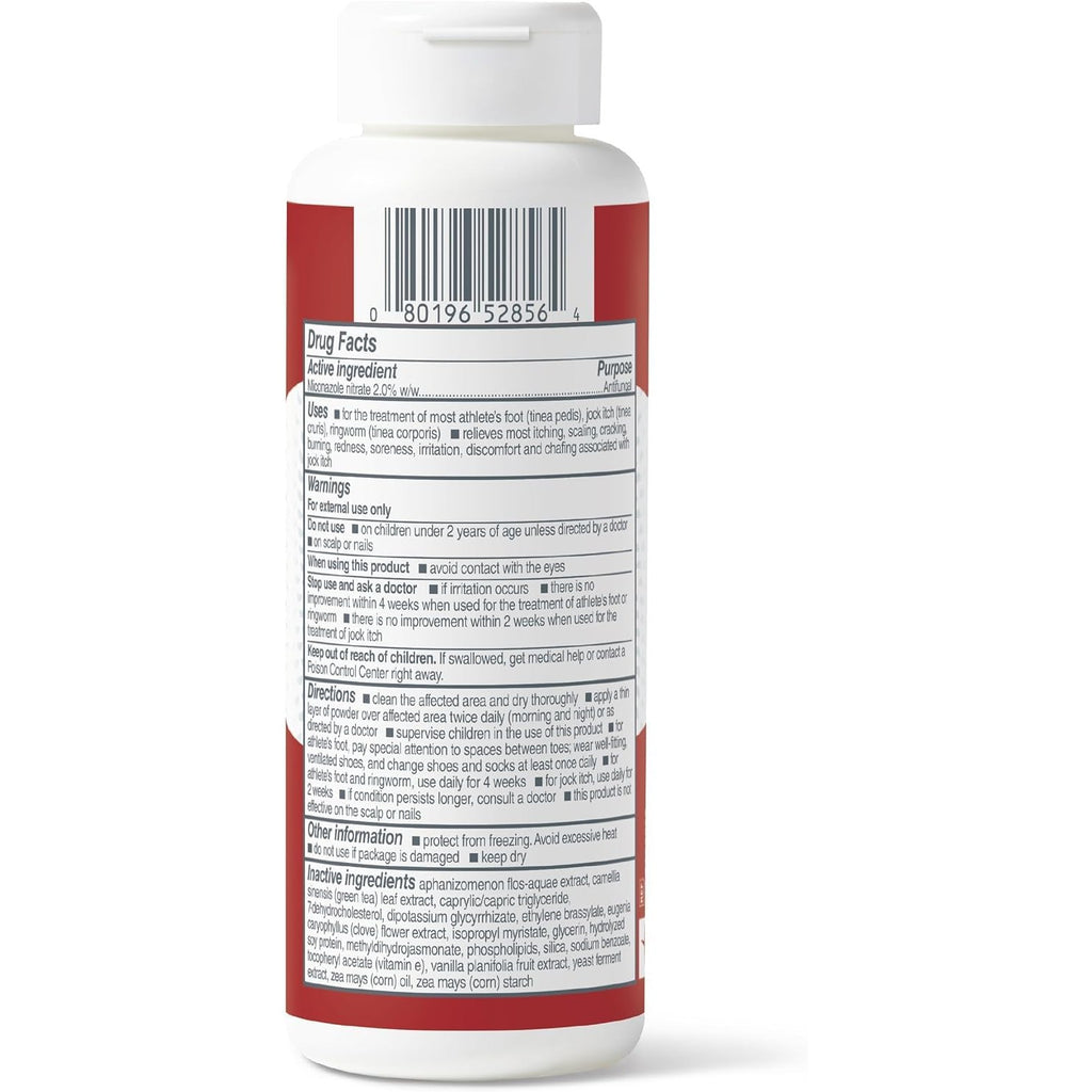 Medline Remedy Phytoplex Antifungal Powder, Skin Treatmeant with Miconazole Nitrate, Lightly Scented, 3-oz Bottle
