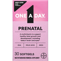 One A Day Prenatal Vitamins- Folic Acid, Iron, Omega- 3 (DHA), Pregnancy Vitamins for Women, Prenatal Multivitamin for Mom and Baby Support, Pregnancy Must Haves 30 Ct (Packaging May Vary)