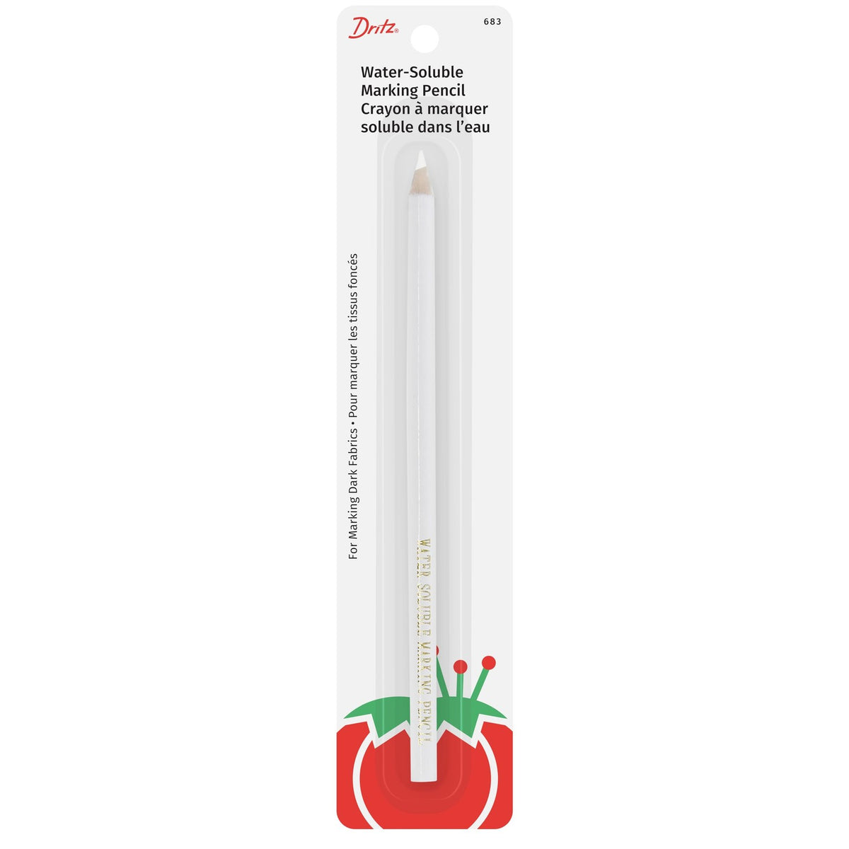 Dritz 683-9 Water Soluble Marking Pencil, White