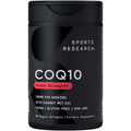 Sports Research® CoQ10 200mg, 90 Count Plantgels™ | Formulated w/Coconut Oil for Better Absorption · Supports Cardiovascular Function* · Vegan Certified, Non-GMO, Gluten-Free
