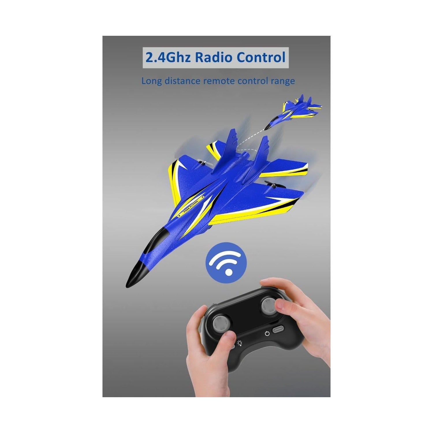 Buy now Remote Control Airplane,RC Airlane Ready to Fly,2 Channels RC Plane Built in 6-Axis Gyro,Easy to Fly Remote Control Plane for Kids Boys Beginner (Blue) at indiglob india