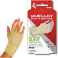Buy now MUELLER Sports Medicine Compression Glove for Men and Women, Hand & Wrist Pain Relief Support, Ideal for Carpal Tunnel, Arthritis, Fits Right or Left, Beige Small Medium at indiglob india