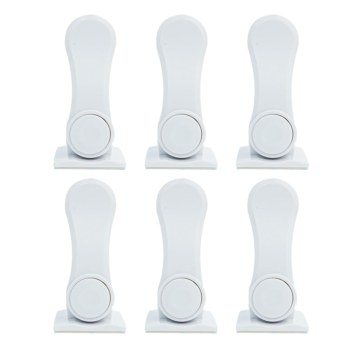Child Proof Door Lever Lock(6 Pack) - Baby Proofing Door Handle Lock, 3M Adhesive & No DrillingNeed, Minimalist Design, Child Safety Door Handle Locks
