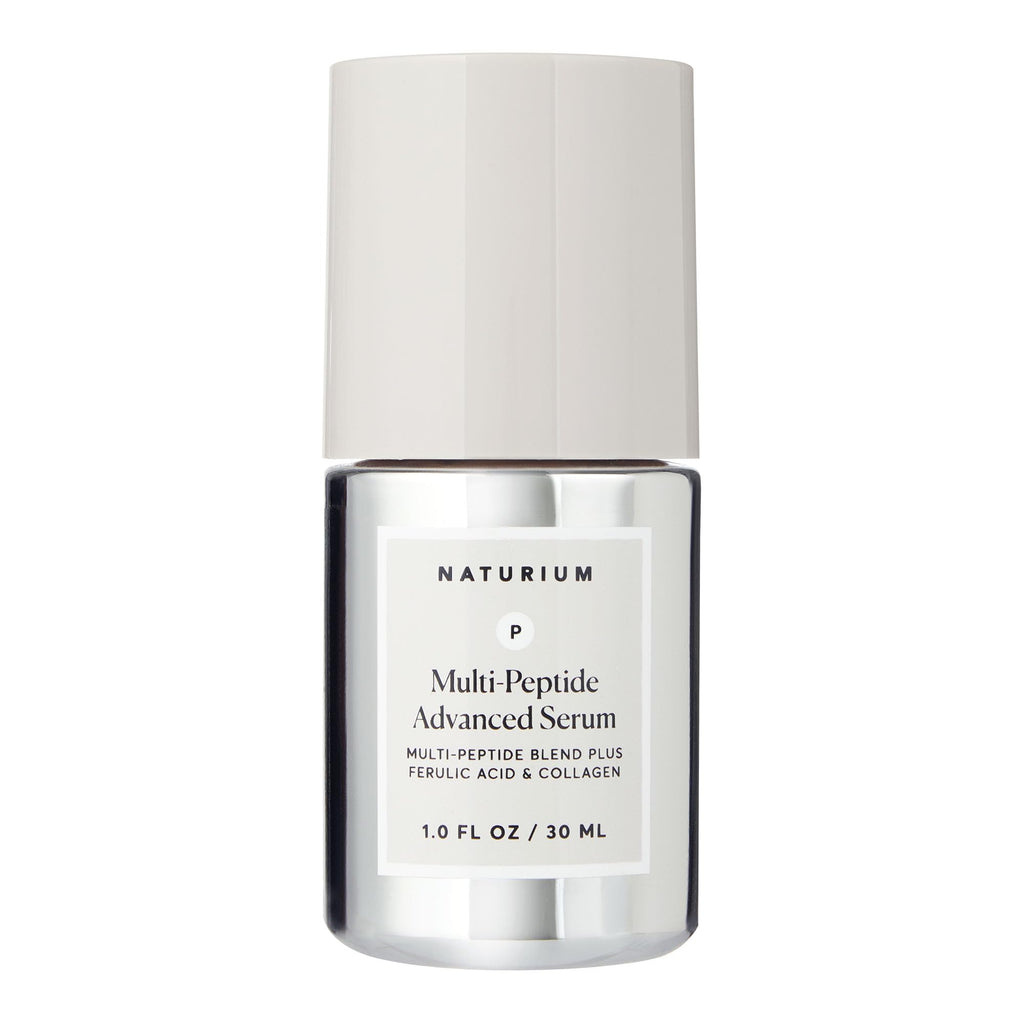 Naturium Multi-Peptide Advanced Serum Jumbo, Firming & Smoothing Face Serum for Fine Lines & Wrinkles with Advanced Multi-Peptide Blend, 2 oz