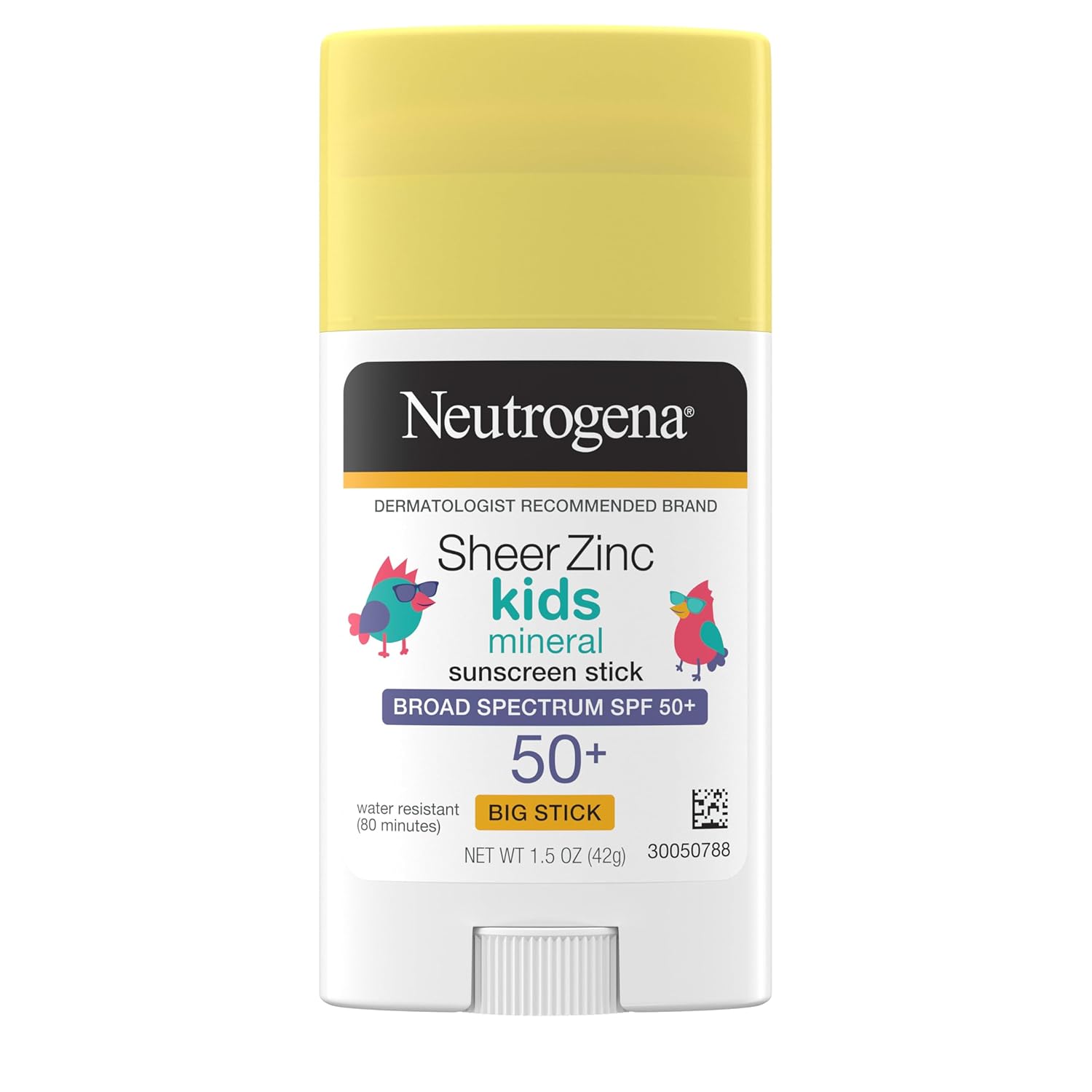 Buy now Neutrogena Sheer Zinc Oxide Kids Mineral Sunscreen Stick, Broad Spectrum SPF 50+ & UVA/UVB Protection & Water Resistant with Residue-Free, No-Mess Application, Oil- & Paraben-Free, 1.5 oz at indiglob india