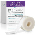 Fade Away Silicone Scar Tape Roll for Surgical Scars, Medical Grade, 6 ft