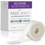 Fade Away Silicone Scar Tape Roll for Surgical Scars, Medical Grade, 6 ft