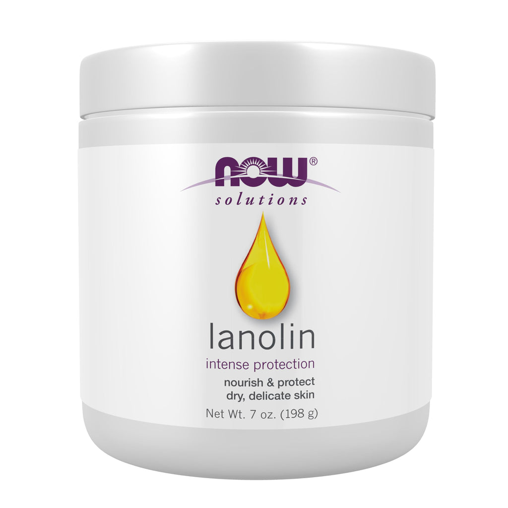 NOW Solutions, Lanolin, For Rough Dry Skin, 7 oz