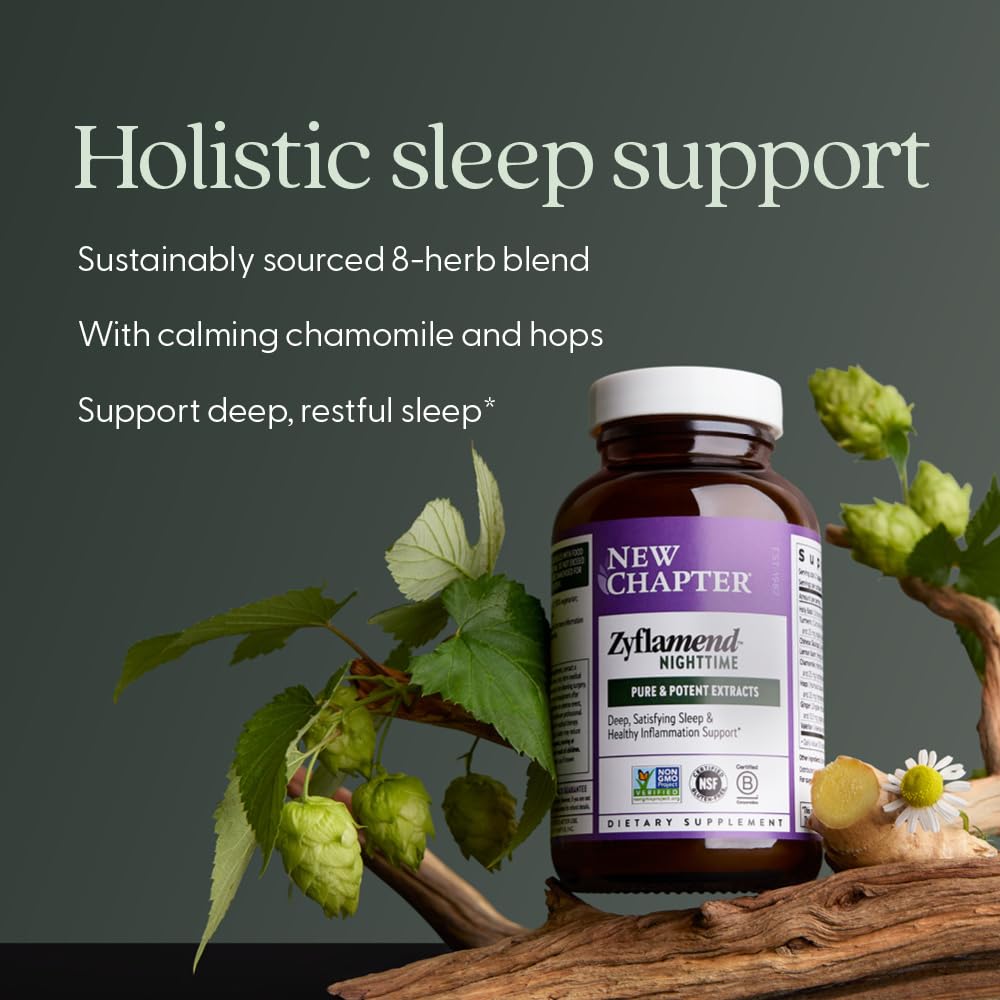 New Chapter Zyflamend Nighttime Sleep Aid, 60 Count
