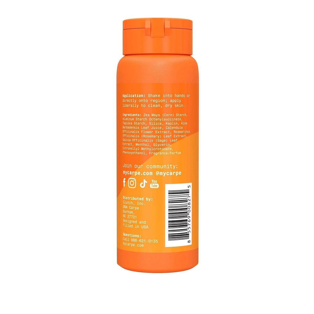 Carpe Sweat Absorbing Groin Powder for Men - Anti-Chafing - Talc-Free