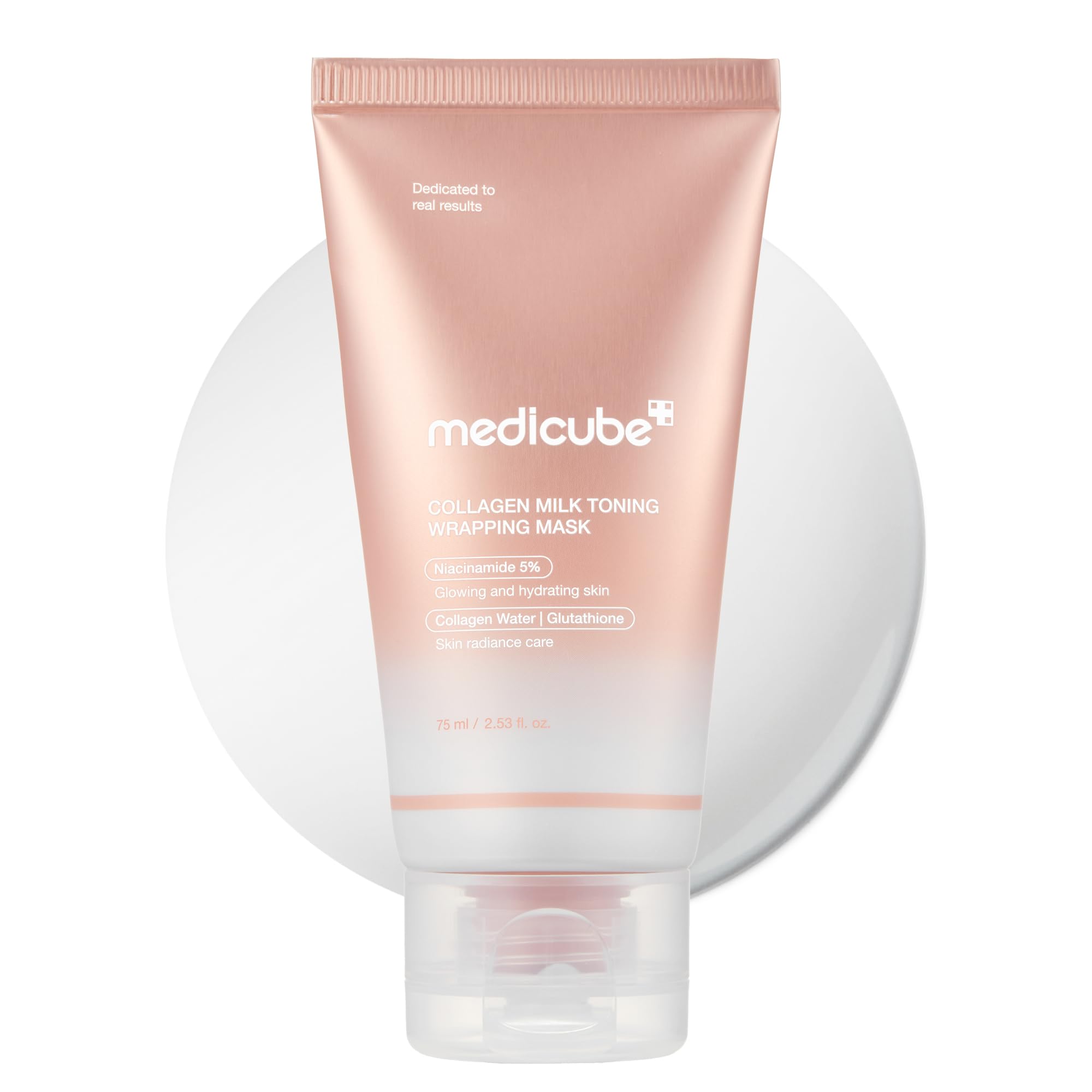 medicube Wrapping Mask Collagen - Overnight Peel Off Facial Mask | Elasticity & Hydration Care, Reduces Sagging & Dullness - Hydrolyzed Collagen For Glowing Skin, Korean Skin Care, 2.53 fl.oz