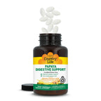 Country Life Papaya Digestive Support, 200 Chewable Wafers | Daily enzymes to promote digestive health and nutrient absorption