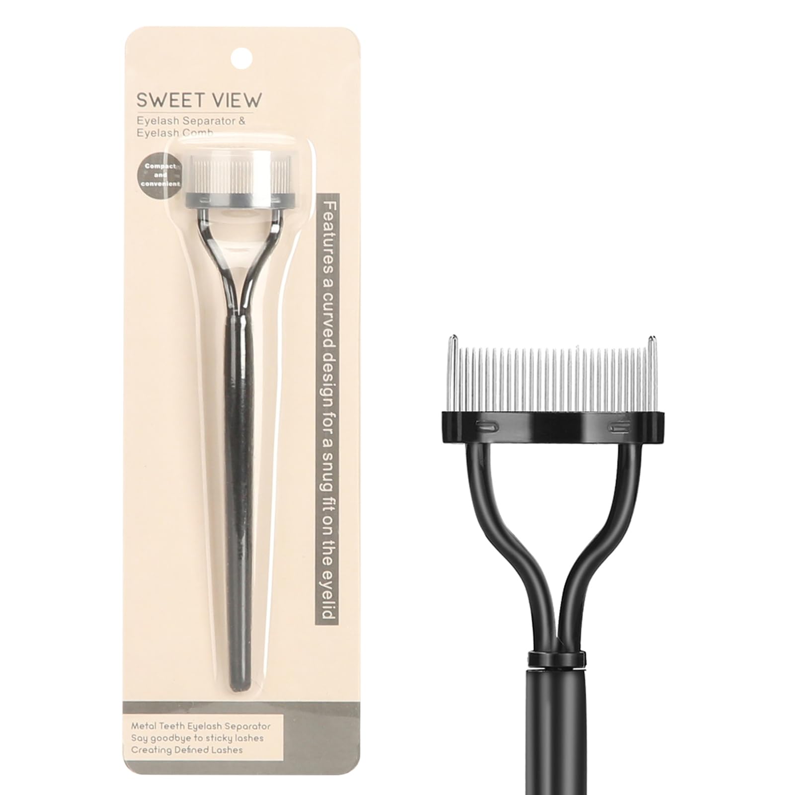 Eyelash Comb Lash Separator Tool Brow Brush | Lash Spoolie Professional Eye Makeup Tools