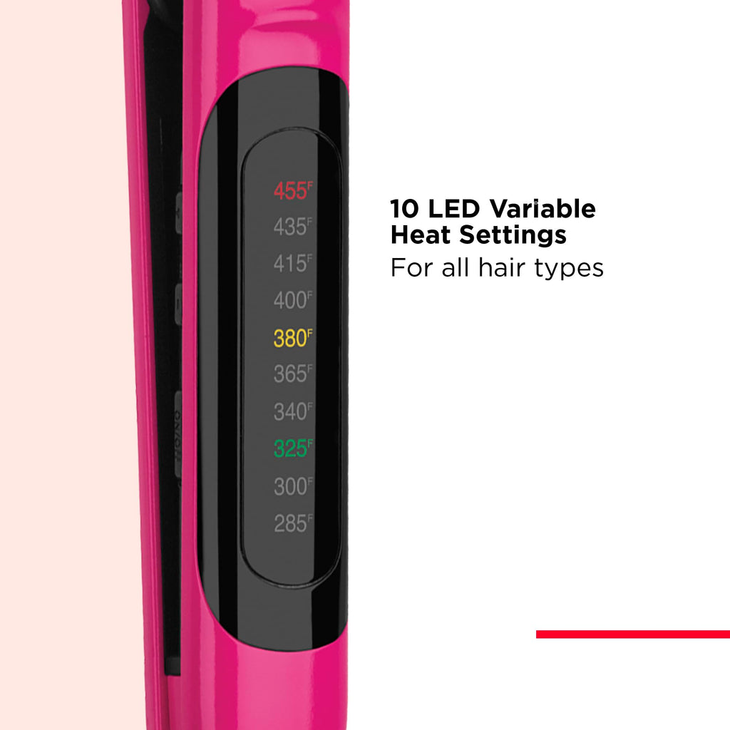 Buy now Revlon Smooth Brilliance Ceramic Hair Flat Iron | Smooth Glide and Ultra-Sleek Sylas, (1 in) at indiglob india