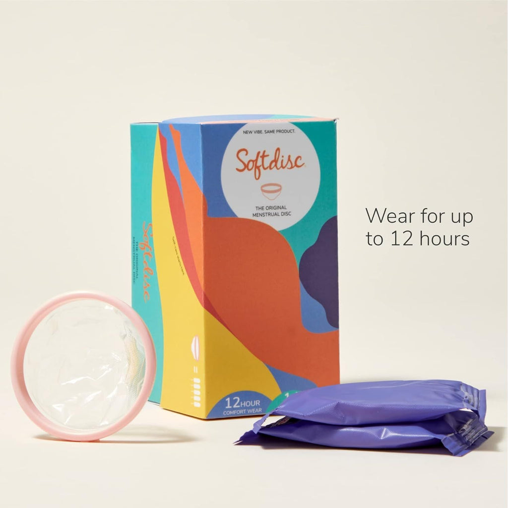 Buy now Softdisc Menstrual Discs | Disposable Period Discs | Tampon, Pad, and Cup Alternative | Capacity of 3 Super Tampons | HSA or FSA Eligible | 14 Count at indiglob india