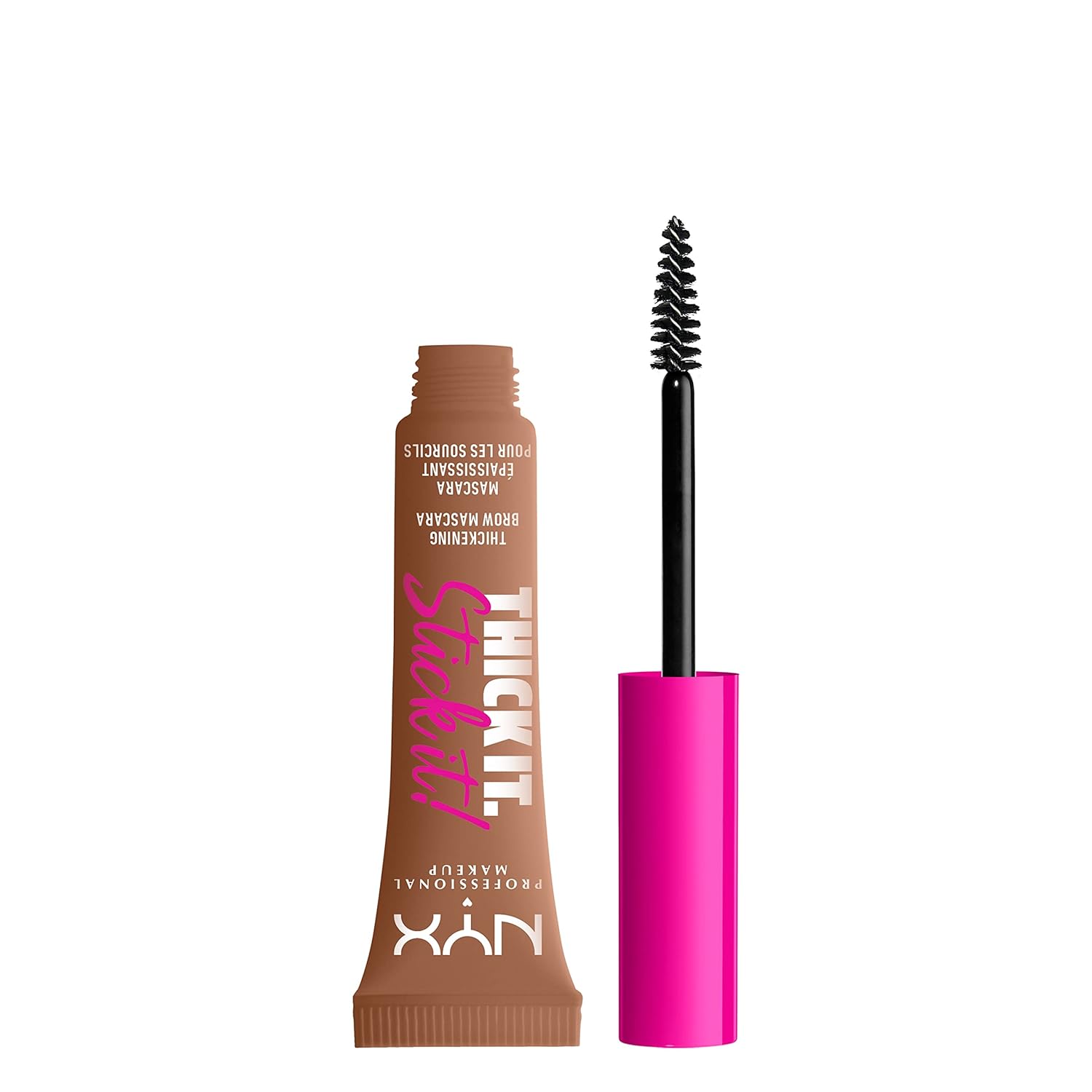 Buy now NYX PROFESSIONAL MAKEUP Thick It Stick It Thickening Brow Mascara, Eyebrow Gel - Black 0.23 Fl Oz (Pack of 1) 03 AUBURN at indiglob india