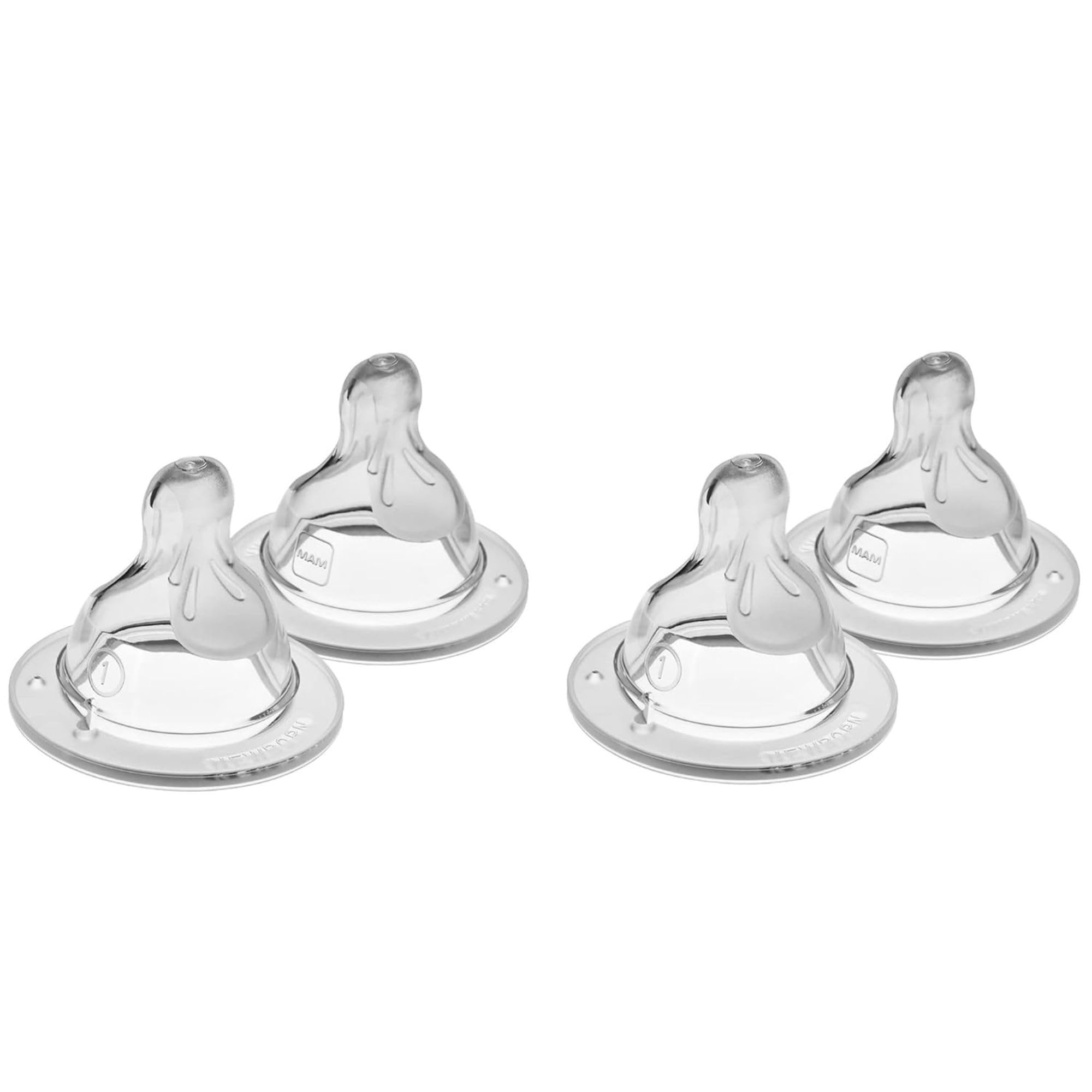 Buy now MAM Baby Bottle Nipples Slow Flow Size 1, for 0+ Month Newborn Babies, Skin Soft BPA Free Silicone, 94% Nipple Acceptance, Fits All MAM Bottles, Developed with Medical Experts, 2 Pack Made in Europe 4 Count (Pack of 1) Slow Flow at indiglob india