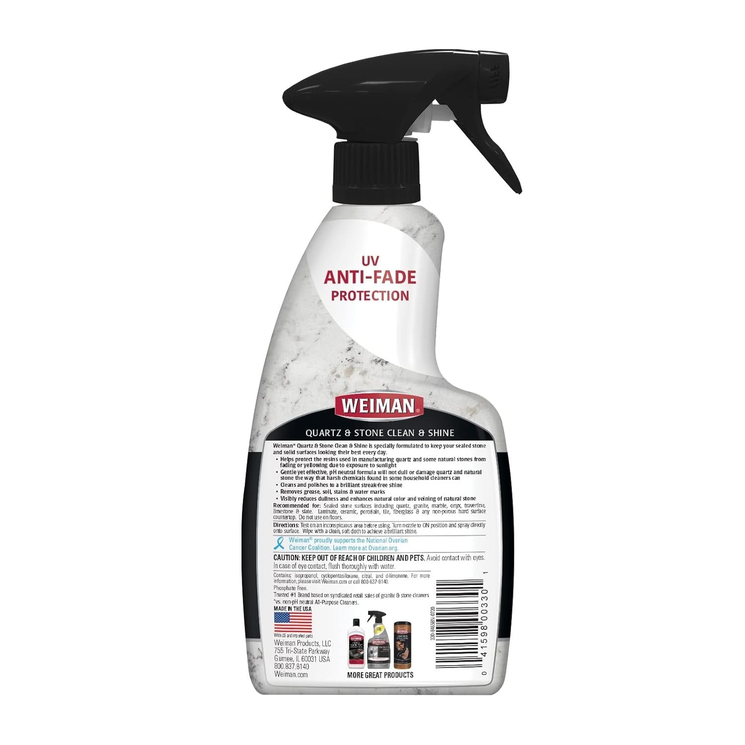 Buy now Weiman Quartz Countertop Cleaner and Polish - Clean & Shine Your Quartz Countertops Islands and Stone Surfaces with UV Protection at indiglob india
