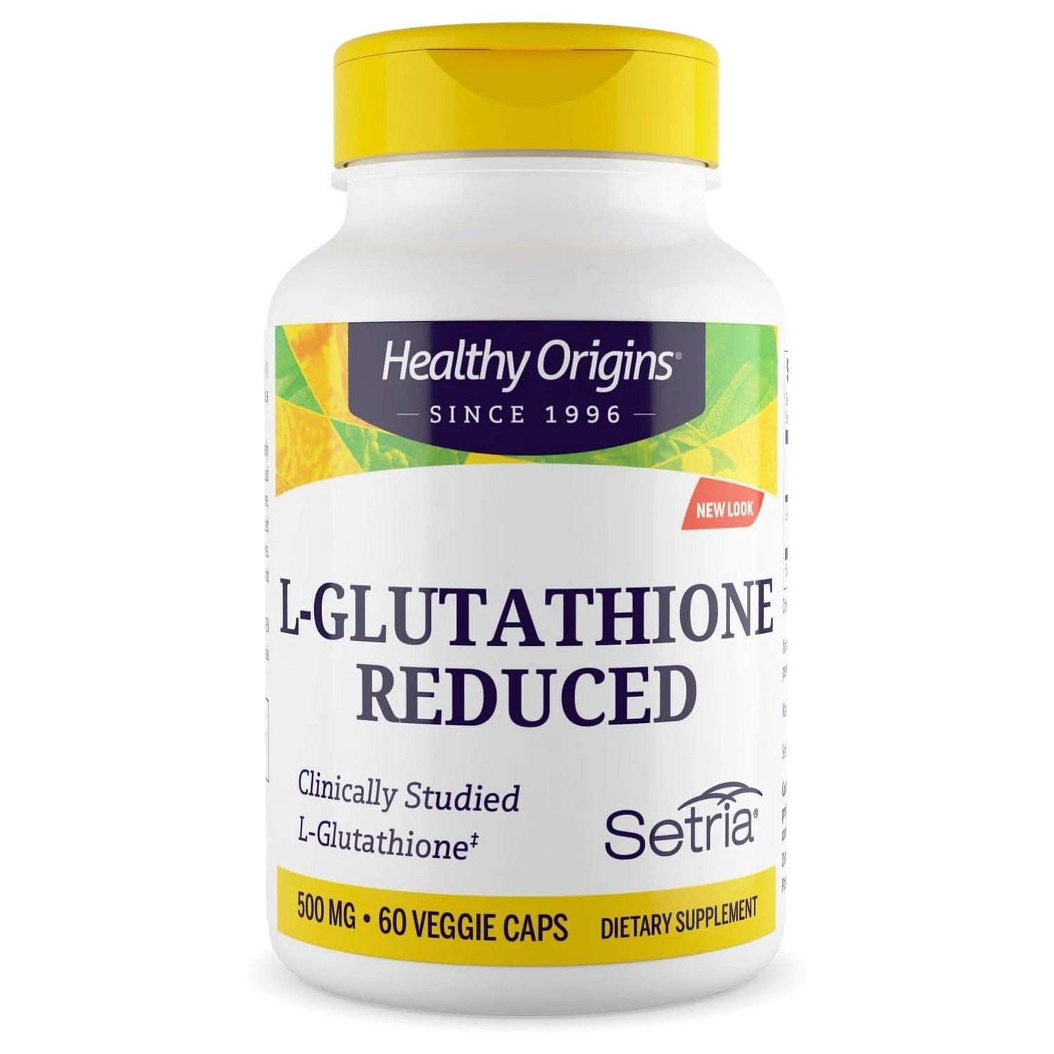 Buy now Healthy Origins L-Glutathione 500 mg (Setria, Non-GMO, Gluten Free, Antioxidant, Immune Support, Skin Support), 60 Veggie Caps 60 Count (Pack of 1) at indiglob india