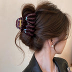 Red Large Hair Clips For Girls Vintage Hair Claw Clips For Thick Hair Claws 3.54 IN Hair Clip Plastics Clips For Hair Barrettes Non Slip Hair Claw Clip Hairclips Girl Hair Accessories For Women
