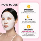 Collagen Hydrogel Face Mask, Pack of 4, 34g Each | Hydrolyzed Collagen, Hyaluronic Acid, Niacinamide & Peptides, Deep Hydration, Smooth Skin