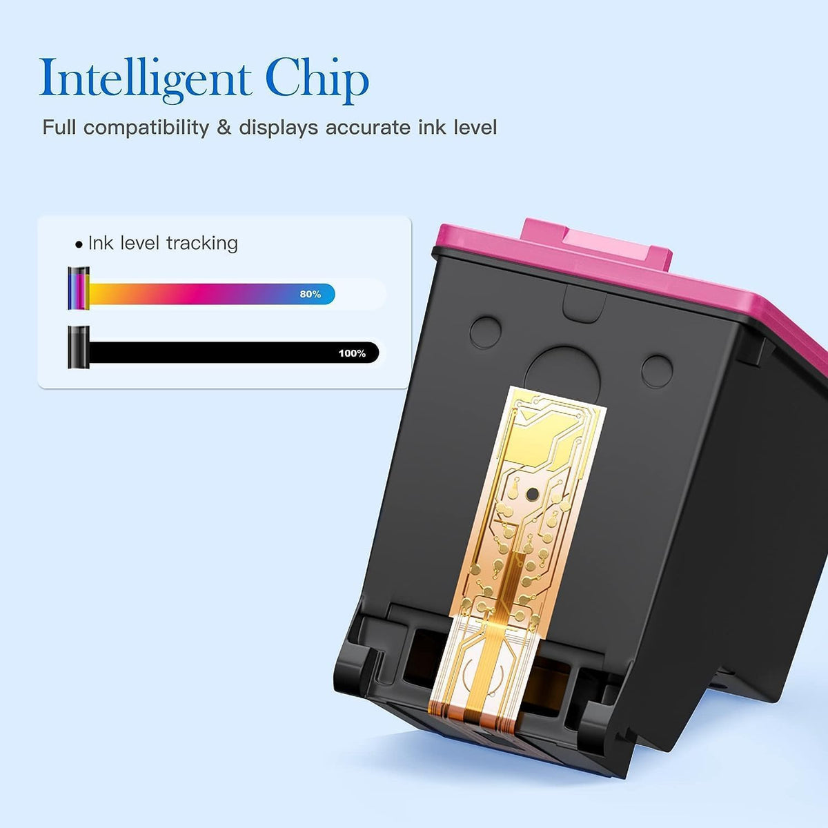 61XL Ink Cartridges Replacement for HP 61 Ink Cartridge Combo Pack
