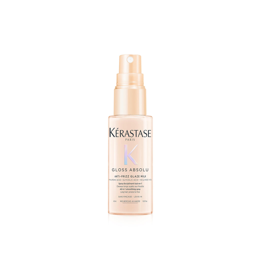 Kerastase Gloss Absolu Anti-Frizz Glaze Milk - Instantly Detangles, Hydrates & Smooths, Eases Blow-Dry, Absorbs Frizz & Fly-Aways, Protects from Heat & Humidity, For Long Hair