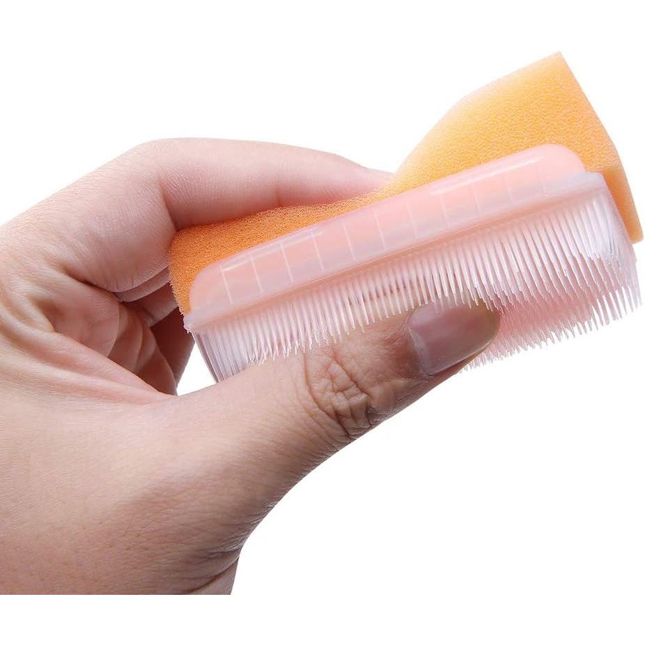 Buy now Wellgler's Autism Sensory Brush for Therapy,Surgical Scrub Brush,Bbaby Sponge for Bathing, Cradle Cap Brush (6Pack) at indiglob india