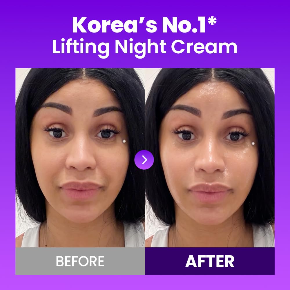 [Cardi B's Pick] BIOHEAL BOH Probioderm 3D Lifting Cream 1.7 fl oz - Advanced Korean Facial Night Cream with 17-Peptide Complex & Probioderm for Face and Neck, Butter-Rich Texture for Perfect Slugging