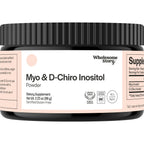 Wholesome Story Myo-Inositol & D-Chiro Inositol Supplement for Women | Fertility Supplements for Hormonal Balance & Ovarian Health Support | Myoinositol | Ideal 40:1 Ratio | 30 Servings