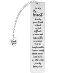 Ouligay Friend Bookmarks for Women Book Lovers Gifts Book Marks for Reading Women Long Distance Friendship Gift Best Friend Birthday Gifts for Bestie Bestfriend BFF Christmas Reader Books Club