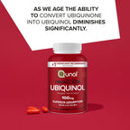Qunol Mega Ubiquinol CoQ10 100mg, Superior Absorption, 120 Softgels | #1 Cardiologist Recommended Supplement for Heart Health, Coenzyme Q10 Supplement to support Vascular Health & Cellular Energy