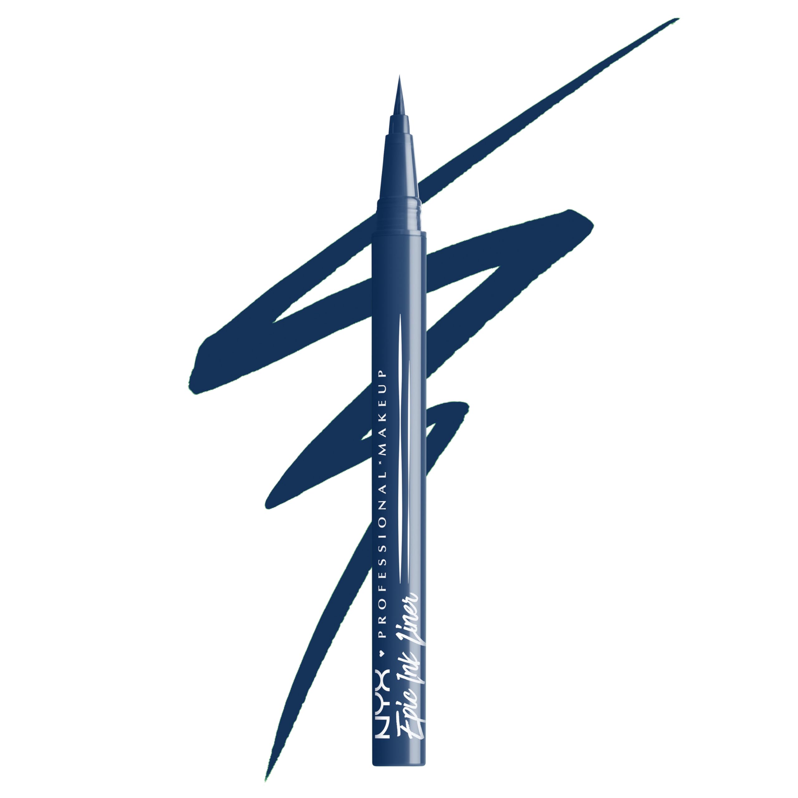 Buy now NYX PROFESSIONAL MAKEUP Epic Ink Liner, Waterproof Liquid Eyeliner with Vegan Formula - Dark Chocolate (Dark Brown Matte) 10 Midnight Rise at indiglob india
