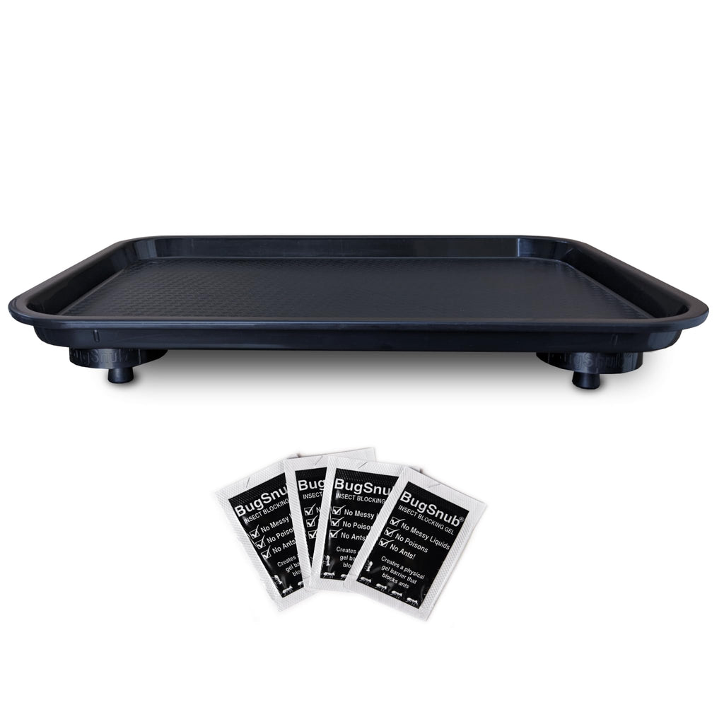 Ant Proof Tray - Waterless, Moat Free Cat and Dog Food Tray for Crawling Pest Free Pet Food Feeding Station. Kitchen Sweets and Trash, Ant Free Platform.