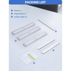 Buy now Under Cabinet Lights OxyLED 3 Pack Motion Sensor Lights Closet Only Battery Operated10 Led Wireless Indoor Motion Activated Cabinet Lights for Kitchen Pantry Stair Cannot Recharge at indiglob india