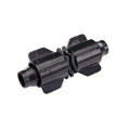 Raindrip S5600UB, Smart Loc Universal Coupling, Drip Irrigation Fitting for 1/2-Inch, 5/8-Inch, & 0.710-Inch Supply Tubing and Dripline, Black