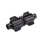 Raindrip S5600UB, Smart Loc Universal Coupling, Drip Irrigation Fitting for 1/2-Inch, 5/8-Inch, & 0.710-Inch Supply Tubing and Dripline, Black