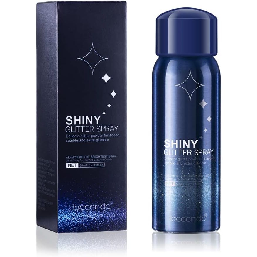 Buy now MEICOLY Silver Body Glitter Spray 2.1oz â€“ Waterproof Quick-Dry Shimmer Hairspray for Hair, Body & Clothes | Festival, Party, Prom Sparkle at indiglob india