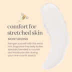 Burt's Bees Mama Belly Butter, 6.5 oz. | Stretch Mark Cream for Pregnancy Massages Body and Reduces Scar Appearance, Shea Butter & Vitamin E Rich Formula