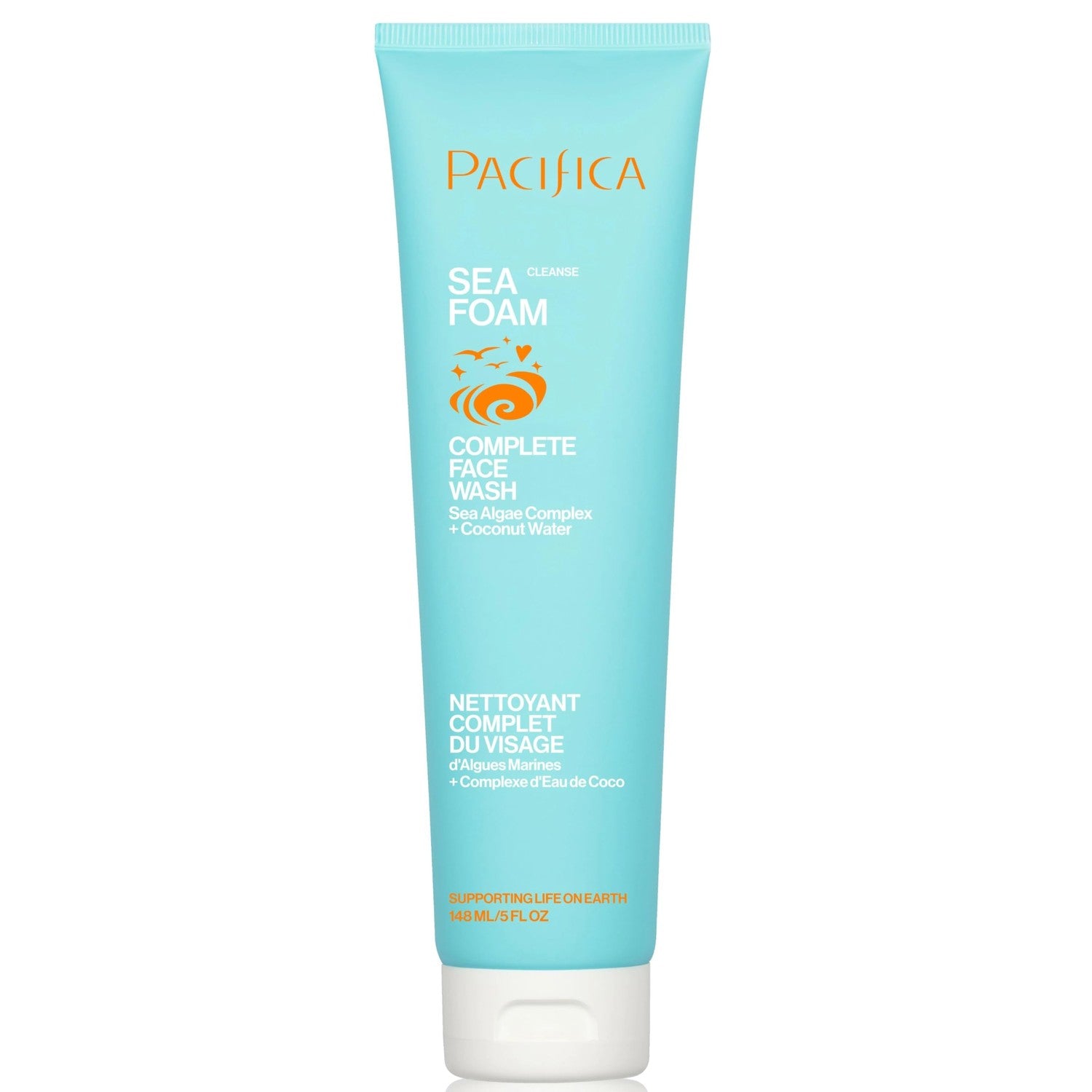 Buy now Pacifica Beauty Sea Foam Face Wash, Daily Gentle Foaming Cleanser, With Coconut Water + Sea Algae, Removes Makeup, For Combination and Oily Skin, Vegan & Cruelty Free at indiglob india