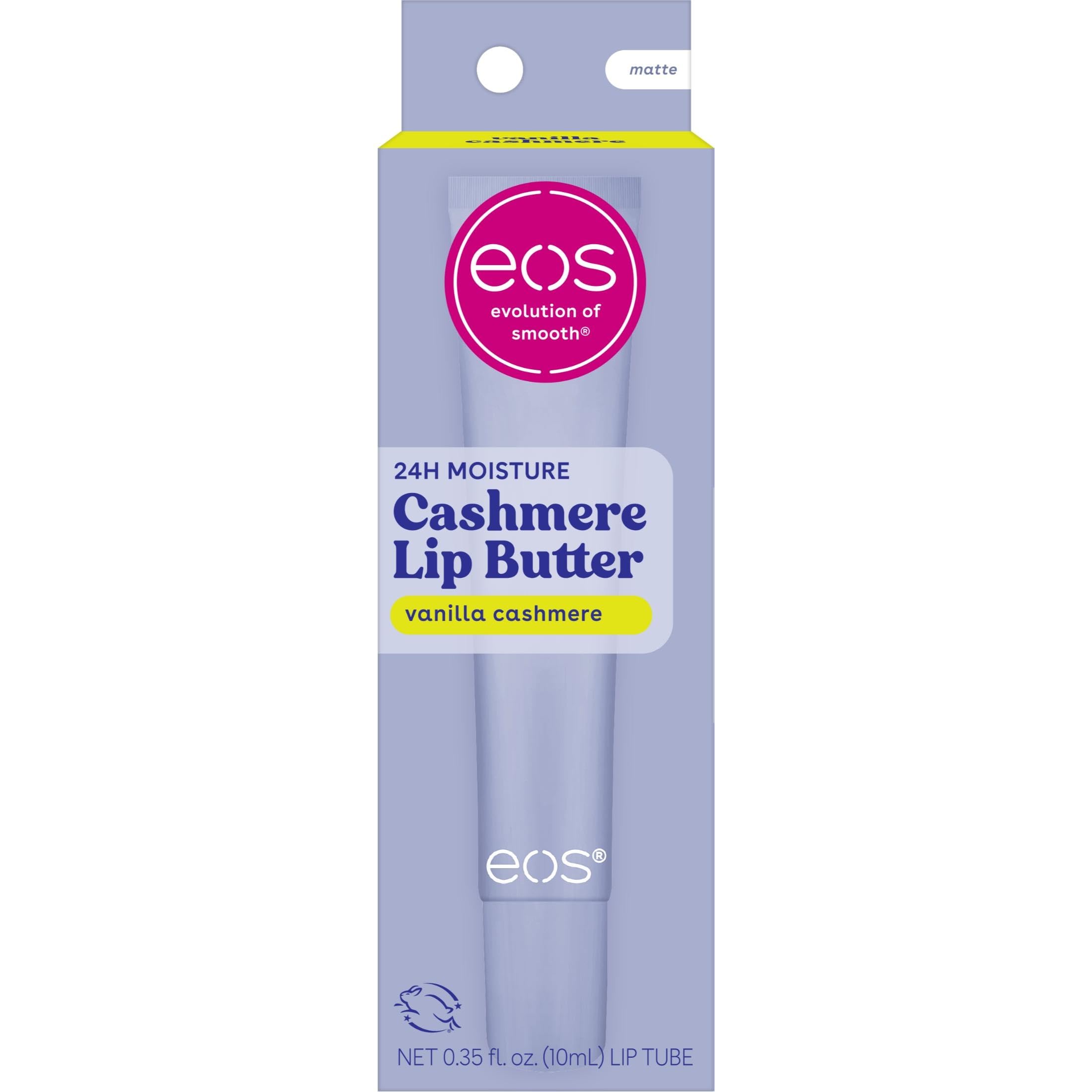 eos Vanilla Cashmere Lip Butter Plumping Peptides Smoothing Shea Butter 0.35 oz