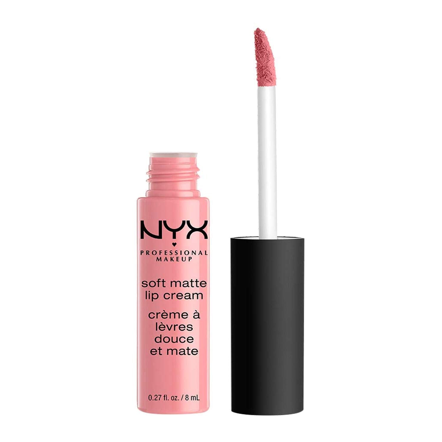 Buy now NYX PROFESSIONAL MAKEUP Soft Matte Lip Cream, Lightweight Liquid Lipstick - Milan (Dark Pink-Brown) Istanbul 1 count (Pack of 1) at indiglob india