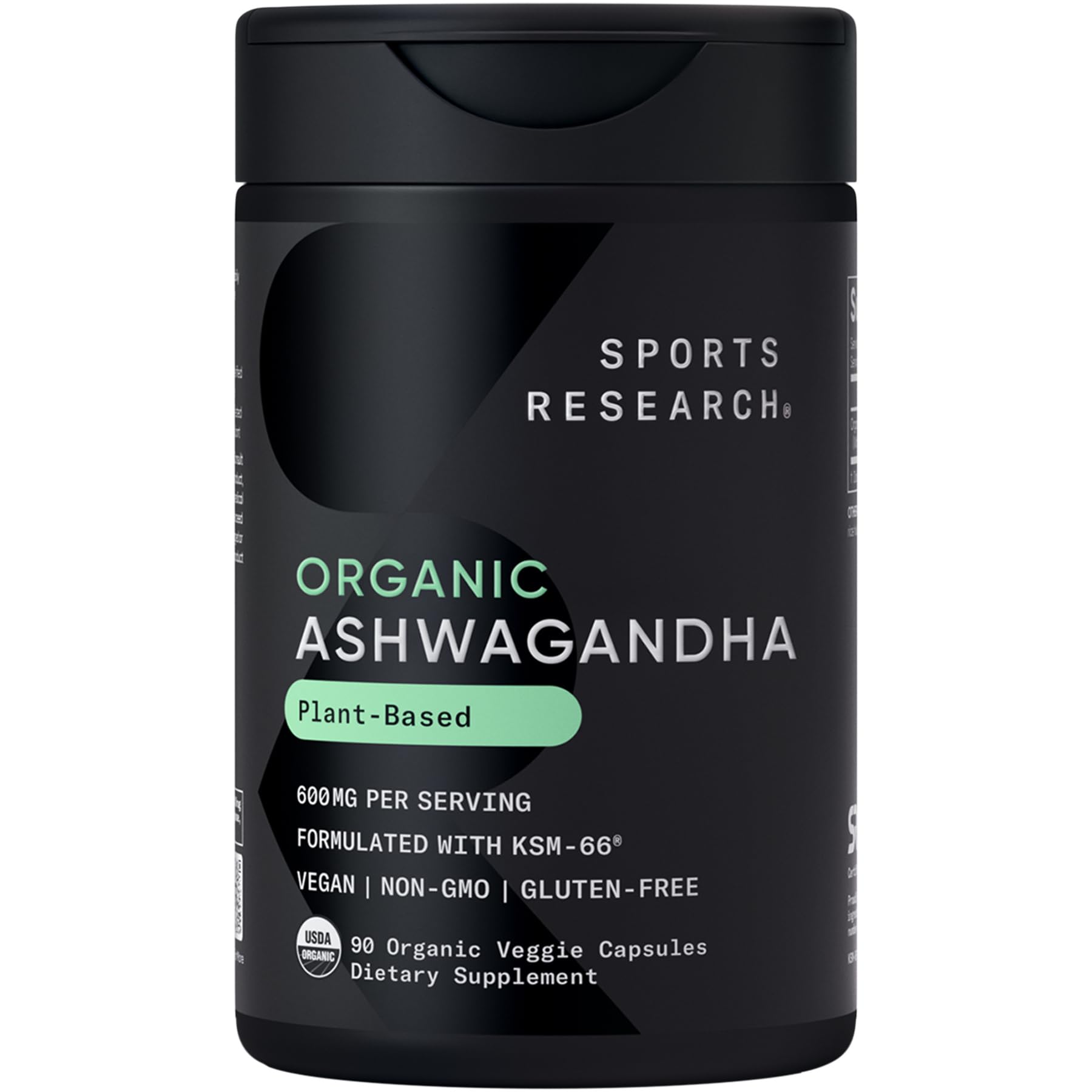 Sports Research® Ashwagandha w/Coconut MCT Oil, 120 Softgels | Natural Ayurvedic Adaptogen w/ Shoden® Ashwa for Relaxation, Calm & Sleep Support, 60 Servings
