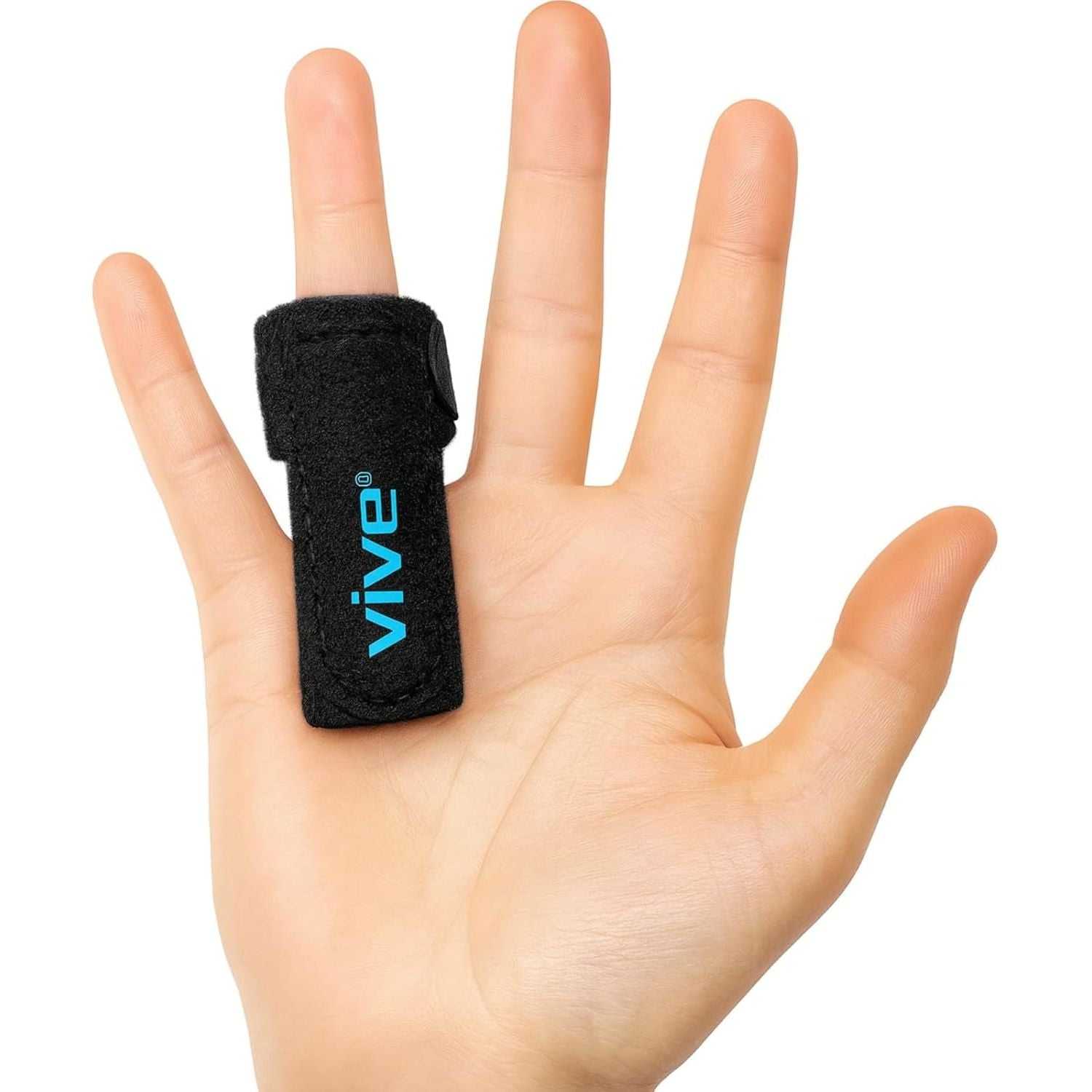Buy now Vive Trigger Finger Splint - Support Brace for Middle, Ring, Index, Thumb, Pinky, and Hands - Straightening Curved, Bent, Locked Stenosing Tenosynovitis Tendon Lock Release Knuckle Stabilizer - HSA/FSA Black Single at indiglob india