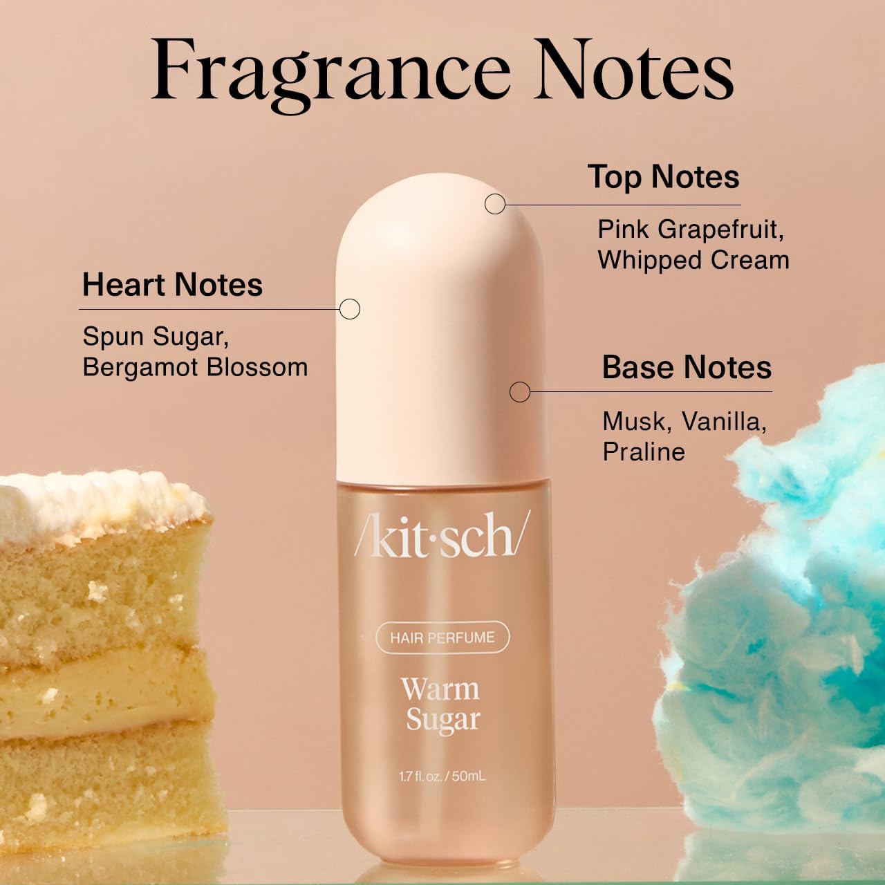 Buy now Kitsch Hair Perfume for Women - Pistachio Latte | Clean, Deodorizing & Patented Odor-Eliminating Technology Hair Spray & Body Mist - Freshen Hair, Body & Pillows - Coconut & Warm Coffee Scent - 50mL at indiglob india
