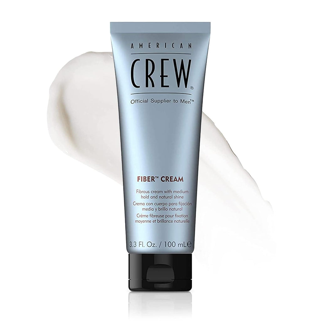 Buy now American Crew Men's Fiber Cream, Like Hair Gel with Medium Hold & Natural Shine, 3.3 Fl Oz Fiber Cream at indiglob india