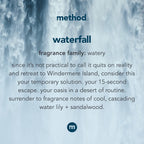 Buy now Method Foaming Hand Soap, Waterfall, Paraben and Phthalate Free, 10 Fl Oz (Pack of 1) at indiglob india