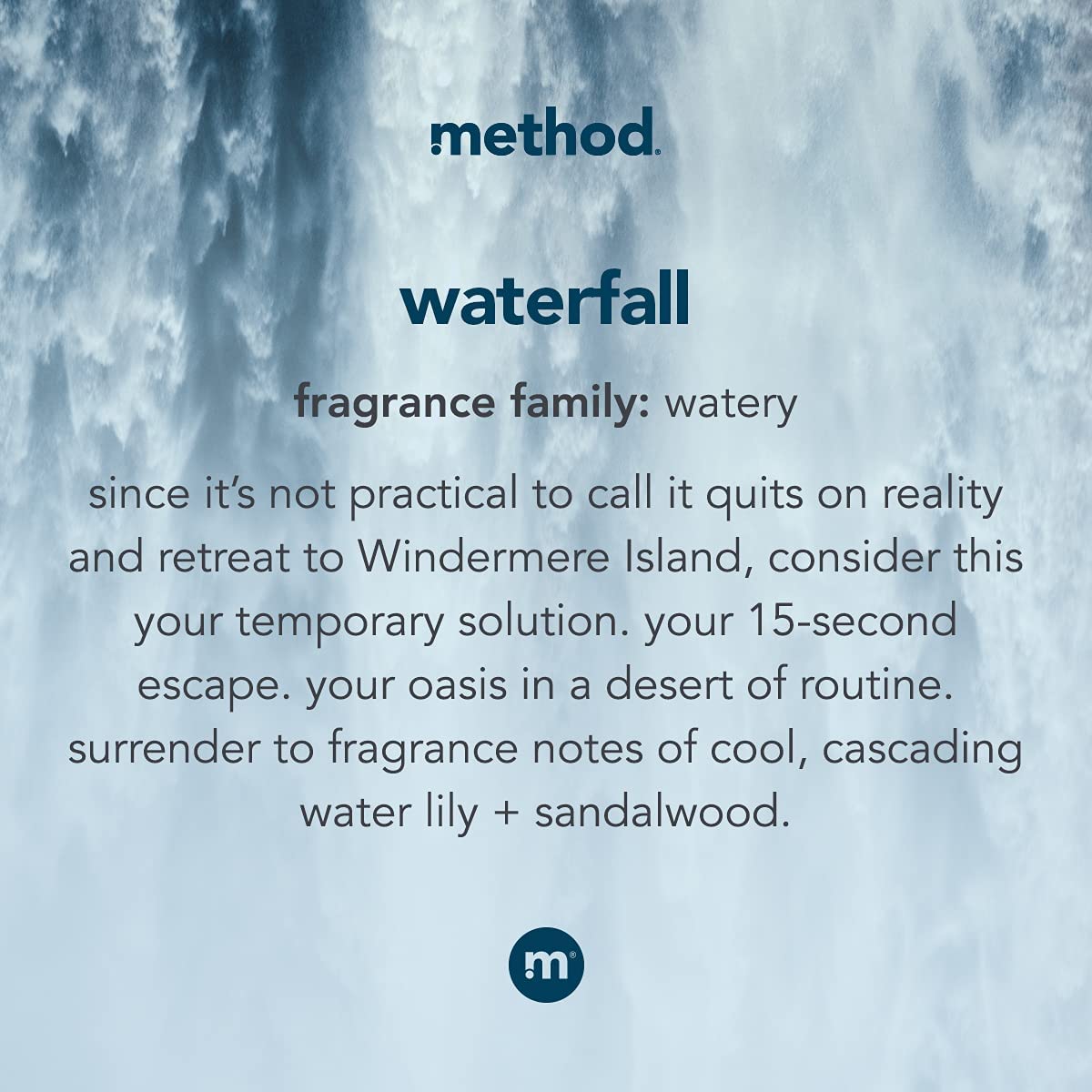 Buy now Method Foaming Hand Soap, Waterfall, Paraben and Phthalate Free, 10 Fl Oz (Pack of 1) at indiglob india